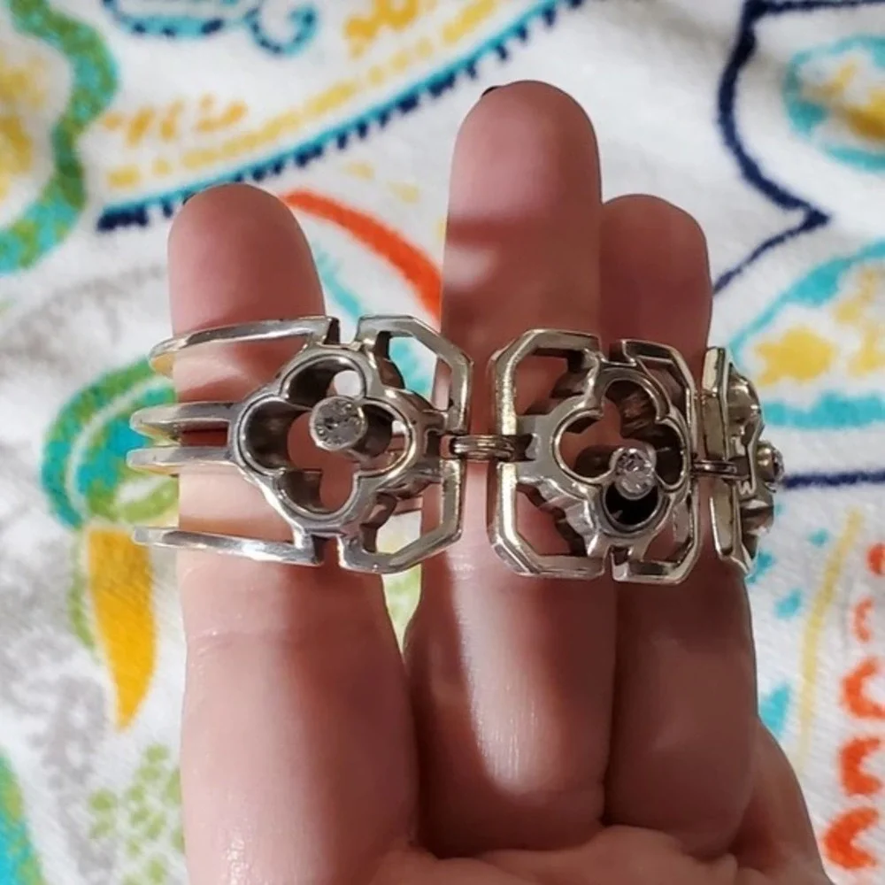 BRIGHTON jeweled floral‎ bracelet